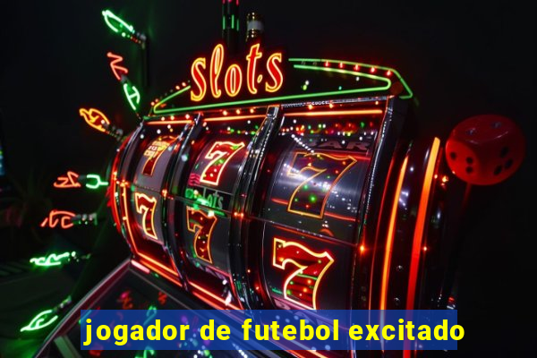 jogador de futebol excitado